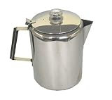 New Chinook Coffee Percolator 12 Cup Precision-Fitting Seamless Parts For Brewing Great Coffee