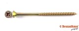 Eigenschaften Dresselhaus  / 100 Stck Senkkopf, Spanplattenschrauben, gelb verzinkt, Teilgewinde, PZ 3, 6x100 JD-79 Markenware aus dem Hause Dresselhaus