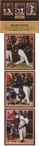 Stacks of Plaques 101-886 San Francisco Giants Barry Bonds 71, 72, 73 Home Run Photo Collage