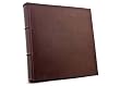 Epica Presents the Worlds's Largest 18x18 Inch Handmade Italian Distressed Leather Photo Album / Wedding Album / Wedding Book / Scrapbook / Scrap album with 50 acid-free archival CREAM pages / Legacy Wedding Gift for him or her / Ideal 1st or 3rd Anniversary gifts