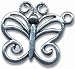 Butterfly Celtic Cell phone Charm