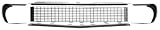 New! Camaro RS Grille Kit, Black, 67-68