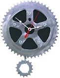 Recycled Bicycle Parts Rubber Clock