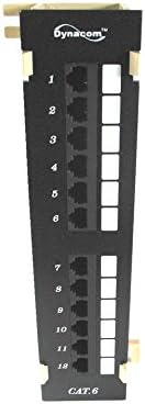 Dynacom Patch Block, Cat5E, 12-Port (2013-12DC5E)