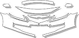 3M Lackschutz Folie Frontschutzset transparent incl. Ladekante (Mazda 6 Kombi Facelift 2005)