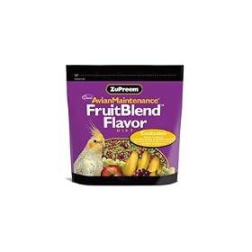 ZuPreem AvianMaintenance FruitBlend Flavor Premium Diet for Cockatiels by ZuPreem