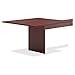 Basyx BLMTO48RNN BL Laminate Series Rectangle Conference Table w/Slab Base, 44 x 47 1/2, Mahogany
