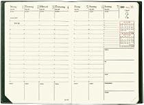 Minister Prestige Schreibtisch-Terminkalender Soho Schwarz 2012: Agenda Planing. 1 Woche auf 2 Seiten mit Tagesnotizen. 13 Monate: Dezember bis Dezember. Von 8.00 Uhr bis 21.00 Uhr