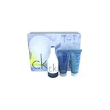 CKIN2U Gift Set By Calvin Klein Men's 3.4 oz EDT Cologne 3.4 oz After Shave Gel & 3.4 oz Hair & Body Wash