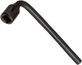 Martin 261J High Carbon Steel 1/4 Square Opening Offset Socket Wrench, 4 Points, 3-3/8 Overall Lengt