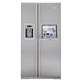 Beko GNE V422 X Side-by-Side-K�hlger�t / A+ / 177.5 cm H�he / 424 kWh/Jahr / 383 L K�hlteil / 146 L Gefrierteil / Edelstahl / Festwasseranschluss