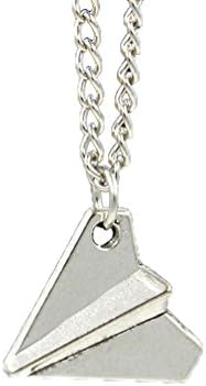 Lychee Design 1D Generic Airplane Directioner Paper Plane Pendant Necklace