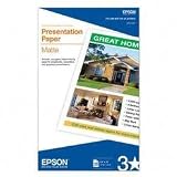 Epson 1440DPI Legal-Size Matte Photo Quality Paper 100-Sheets