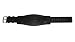Heavy Black Leather Military Cuff Watch Strap 20mm
