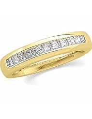 1 CT TW 14K Yellow Gold Gents Diamond Band