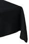 Bardwil Linen Ease 60-Inch By 84-Inch Oblong/Rectangle Tablecloth, Black