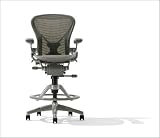 Herman Miller Aeron Loaded Work Stool With Titanium Base Aeron ® Loaded Work Stool With Titanium Base