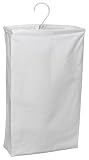 Household Essentials Hanging Cotton Canvas Laundry Hamper Bag