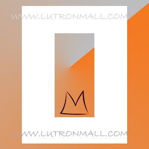 LUTRON 6-GANG CLARO STAINLESS STEEL