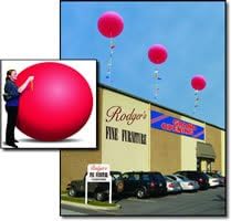 Super Size Red Balloon - 5'5" Diameter