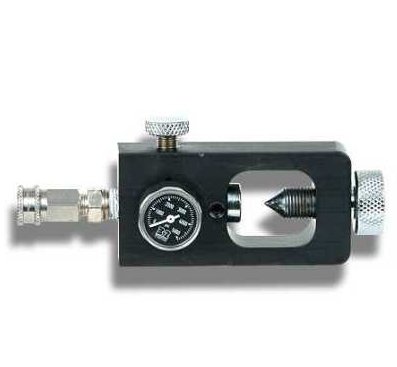 Paintball Air Filler Station Tank Valve for Scuba Tanks with Pressure Gauge