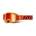 100% Racecraft Menlo MX Offroad Goggles Orange/Red Lens