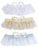 Two of Hearts Garter for wedding Blue