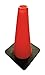 Traffic Cone, 18" Cone Height, Orange, PVC - 6FHA9