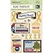 KandCompany  Americana Stitched Adornments, Yellow Ribbon