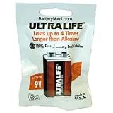 Ultralife 9v Long Life Lithium Battery