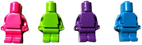 48 Minifig Crayons by MinifigFans - Birthday Party Favors For Girls 12 Sets of 4 - Made in the USA from Crayola Crayons