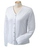 Devon & Jones Pink - Ladies' Stretch Everyday Cardigan Sweater