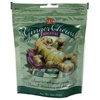 The Ginger People Original Ginger Chews, 3-Ounce Bags (Pack of 24)