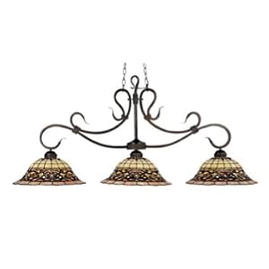 Tiffany Buckingham Billiard Light Island Light in Vintage Antique