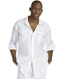 Sean John - Sean John Linen Slanted Pocket Shirt