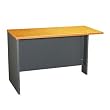 Bush Products - Bush - Series C Return Bridge, 47-3/4w x 23-3/8d x 29-7/8h,Natural Cherry/Graphite Gray - Sold As 1 Each - Not freestanding. Use on right or left side of Bow Front Desk or Rectangular Desk to create an "L" workstation; add a Credenza for a "U" grouping. - Durable worksurface is scratch-and stain-resistant. - Protective PVC edge banding.
