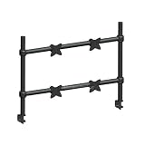 lcd monitor Adjustable Tilting QUAD Desk Mount Bracket for LCD Max 33Lbs 10~23inch Black Electronics lcd monitor