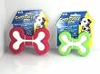 JW Pet Company Insight Good Breath Bone 5in Large Rubber Dog Toy Assorted Colors