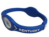 Kentucky Wildcats Bracelet Wristband BLUE & WHITE (Medium, 7.5