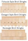 Dollhouse Fishscale Birch Shingles/Siding