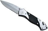 Security knife \'Rescue\', <br />black” /></a></p>
<p>3 functions: knife, belt <br />cutter and window <br />breaker. Handle made <br />of stainless steel and <br />black G10 fiber. This <br />latter comes from the <br />aerospace industry. It <br />is almost not subject to <br />deterioration, even <br />under high <br />temperatures. Stainless <br />steel half-serrated <br />blade with locking <br />system. One-hand <br />opening and closing.</p>
<p>G10 laminate grades <br />are produced by <br />inserting continuous <br />glass woven fabric </p>
<p><div style=