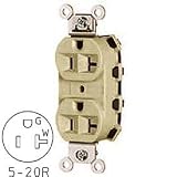 Quick-Tech™ Duplex Receptacle, 20a, 125v Ac, Ivory