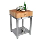 Cucina Laforza Base Only Kitchen Island (Stainless Steel) (30H x 28W x 28D) by