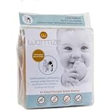 Warmze Refill Warming Wraps, Black/White, Large, 4-Count