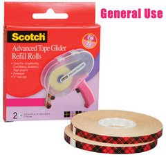 Scotch 085-R 1/4-Inch by 36-Yard ATG General Purpose Advanced Tape Glider Refill Rolls, 2 Rolls per Box