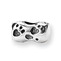 Sterling Silver Reflections Dog Bone Bead QRS255