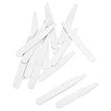 Men's Assorted Pack Collar Stays by Gilton Co. in White Plastic