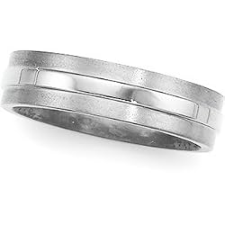 6mm Titanium Wedding Band Ring Comfort-Fit Band