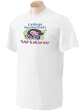 College Basketball Widow Adult Short Sleeve T-Shirt In Various Colors & Sizes