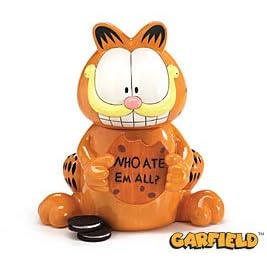 Large Garfield The Cat Who Ate Em' All Cookie Jar Great Collectible by Garfield Collection